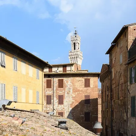 公寓 Selva Loft Torre Del Mangia Bright View Wi Fi, Air Conditioning *